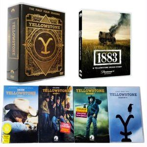 Yellowstone Season 1-4 & A Yellowstone Origin Story 1883.DVD BOX SET NEW SEALED